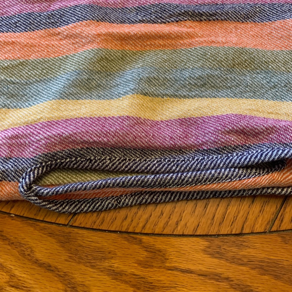 Multi-Colored Shawl/Wrap/Cape - Picture 9 of 10